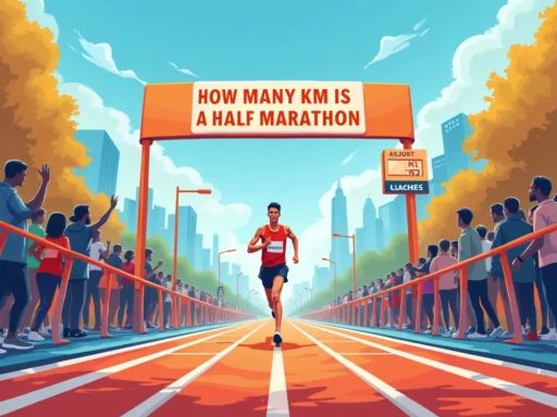 how many km is a half marathon